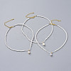 Glass Pearl Beads Pendants Necklaces NJEW-JN02564-1