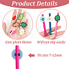 72Pcs 12 Style PVC Cartoon Style Straw Toppers FIND-DR0001-03-3