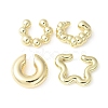 4Pcs Adjustable CCB Plastic Cuff Earrings EJEW-V006-02G-2