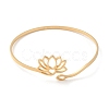 304 Stainless Steel Cuff Bangle BJEW-K234-01G-2