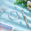 30Pcs 3 Styles Acrylic & Resin with Rhinestone Round Beads OACR-PH0004-27-5