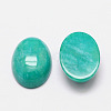 Imitation Amazonite Cabochons G-K021-25x18mm-09-2