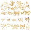 18Pcs 9 Styles Brass Pendants KK-TA0001-87-1