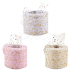 3 Rolls 3 Colors Polyester Organza Ribbons for Sewing Decoration OCOR-CY0002-23-6