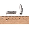 Tarnish Resistant Column 304 Stainless Steel Bayonet Necklace Clasps STAS-I013-6mm-B-3