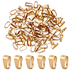 100Pcs 304 Stainless Steel Snap on Bails STAS-ME0002-40-1