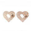 Brass Links connectors KK-S353-005LG-1