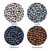 12/0 Grade A Electroplated Glass Seed Beads SEED-CD0001-01-10
