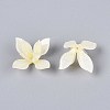 Flower Acrylic Bead Caps SACR-T017-52-2
