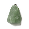 Raw Rough Natural Green Aventurine Pendants G-A028-01B-2