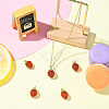 5Pcs Brass with Natural Agate Charms KK-CJ0003-17-6
