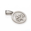 Non-Tarnish 304 Stainless Steel Pendants STAS-I136-16P-2