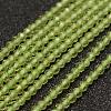 Natural Peridot Beads Strands G-K182-2mm-28-1