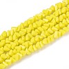 Opaque Glass Beads Strands GLAA-N019-4mm-13-1
