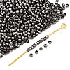 Brass Crimp End Beads X-E002-B-1