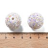 Acrylic Rhinestone Ball Beads OACR-A035-01A-3