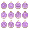 Alloy Enamel Pendants ENAM-S124-01B-01-1