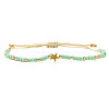 Glass Seed Beads Adjustable Bracelets KO8624-3-1