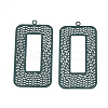 430 Stainless Steel Filigree Pendants STAS-S108-14B-2