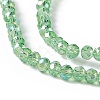 Electroplate Glass Beads Strands X-EGLA-R048-2mm-10-4
