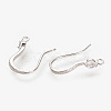 Brass Cubic Zirconia Earring Hooks X-KK-S336-43P-1