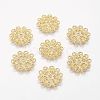 Brass Vintage Filigree Findings KK-B554-G-1