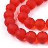 Transparent Glass Beads Strands GLAA-T032-T10mm-MD09-3