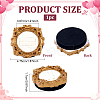 Round Wood Ring Display Trays RDIS-WH0032-006A-2