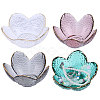 4Pcs 4 Colors Glass Bowl for Food Fruits AJEW-CA0004-93-1