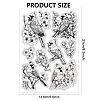 Flower Custom PVC Stamps DIY-WH0582-0047-2