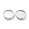 Non-Tarnish 304 Stainless Steel Brooch Base Settings FIND-D035-04E-P-1