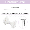Gypsum with Cotton Cord Artificial Flower Core DIY-WH20007-36A-09-2