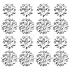 16Pcs 2 Styles Brass Rhinestone Shank Buttons FIND-AR0006-56-1