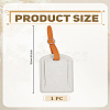 1Pc PU Leather Luggage Tag AJEW-LP0003-21-2