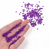 Baking Paint Glass Seed Beads SEED-S001-K13-4