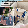 20Pcs Spray Painted Eco-Friendly Alloy Swivel Snap Hook Clasps FIND-SC0017-11-4