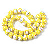 Handmade Bumpy Lampwork Beads Strands LAMP-Q031-009F-2