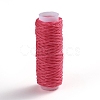 Waxed Polyester Cord YC-WH0007-03B-30-2