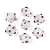 Handmade Foil Lampwork Beads Strands FOIL-T008-02B-2