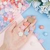 150Pcs 5 Colors Plastic Beads KY-PH0001-67-3