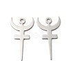 Non-Tarnish 304 Stainless Steel Pendant STAS-H212-24P-1