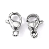Tarnish Resistant 304 Stainless Steel Lobster Claw Clasps Hand Polished STAS-M262-01-9mm-1