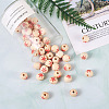 Natural Wooden Beads WOOD-TAC0010-02A-6