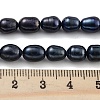 Dyed Natural Cultured Freshwater Pearl Beads Strands PEAR-P062-08C-5