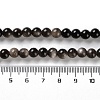 Natural Silver Obsidian Beads Strands G-S150-20A-6mm-5