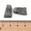 Textured Brass Beads KK-H455-05B-3