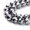 Terahertz Stone Beads Strands G-D461-17C-3