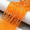 Transparent Glass Beads Strands GLAA-F029-4mm-23-4