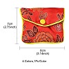 Rectangle Floral Embroidery Cloth Zipper Pouches ABAG-YW0001-03A-3