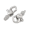 SHEGRACE Brass Lobster Claw Clasps XGRQ58067-766P-5